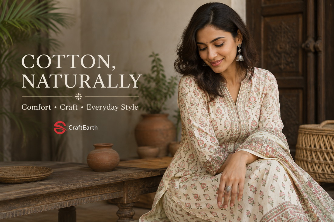 Cotton Clothing for Women in India – Dresses, Kurtas and Everyday Cotton Wear