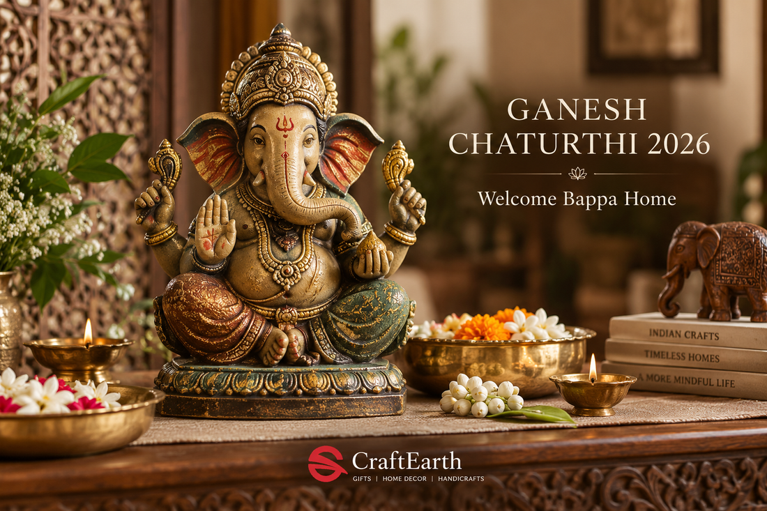 Ganesh Chaturthi 2026: Welcome Lord Ganesha Home with Beautiful Ganesha Idols & Festive Décor