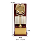 CraftEarth Premium Wooden Book Memento Trophy | M-404-A
