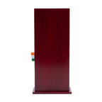 Premium Wooden Patriotic Memento Award | Golden Ashok Stambha & Indian Flag Table Memento M-480-A