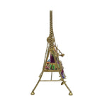 Handcrafted Rajasthani Metal Musicians on Swing Showpiece I-200-A