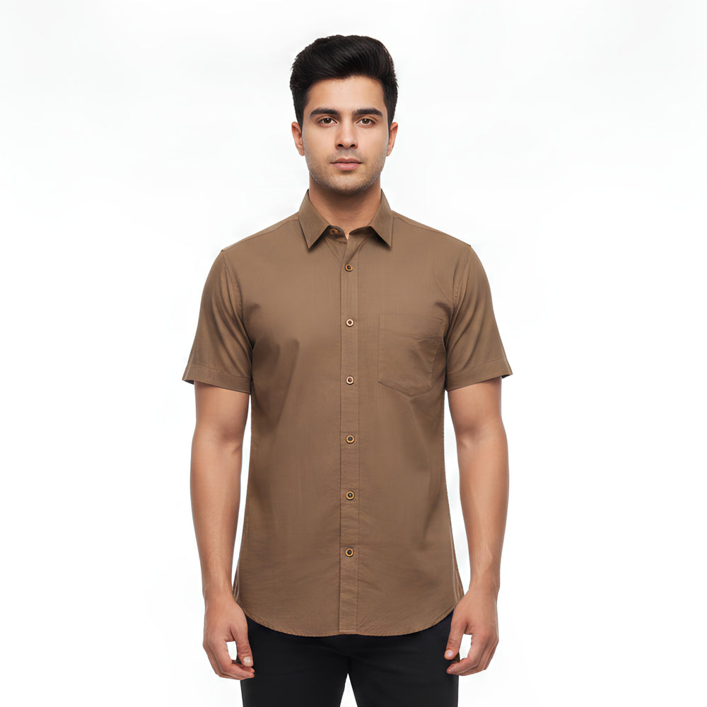CraftEarth Men's Short-Sleeve Shirt HS-C4
