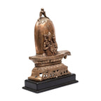 Handcrafted Gunmetal Copper Finish Shiv Parivar Shivling Idol G-5-B