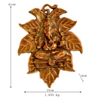 Lord Ganesha Leaf Wall Hanging G-3-A