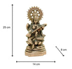 craftearth-black-metal-saraswati-statue-big-4-min-600×580