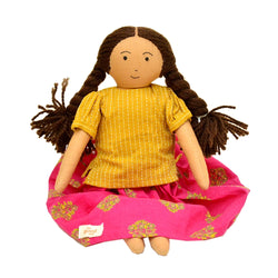 Handcrafted Doll Nilah in Classic Yellow GD-1