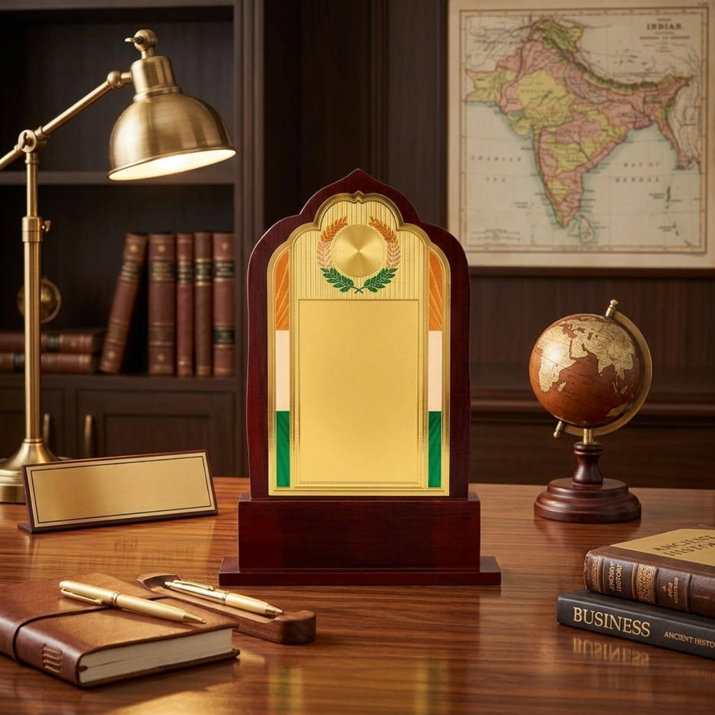 CraftEarth Premium Wooden Tricolor Memento | M-248