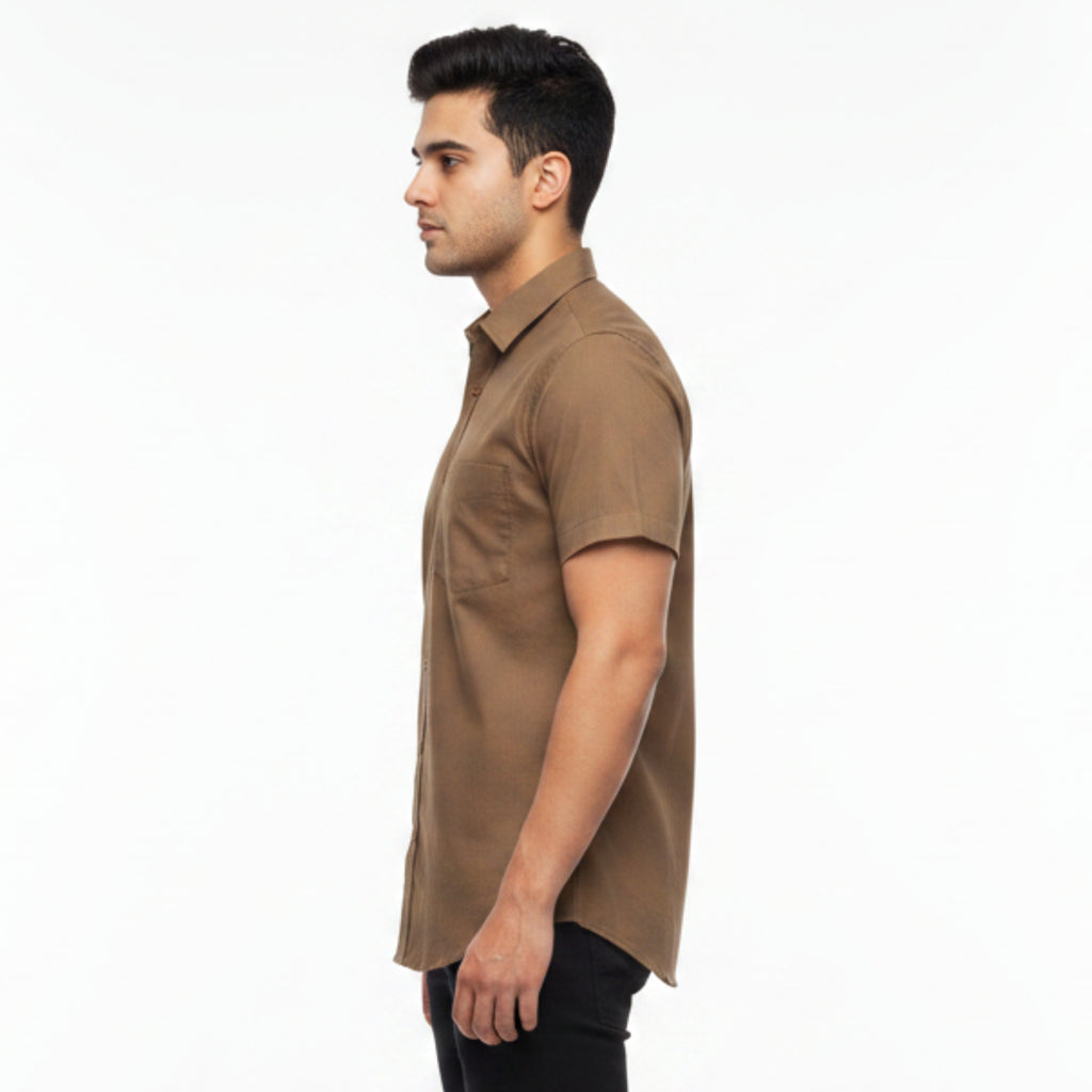 CraftEarth Men's Short-Sleeve Shirt HS-C4