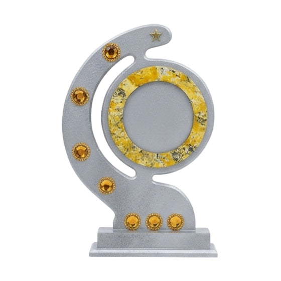 CraftEarth Modern Silver & Gold Wooden Memento M-485