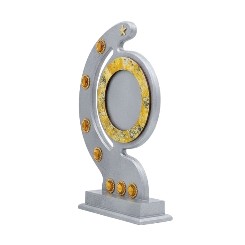 CraftEarth Modern Silver & Gold Wooden Memento M-485