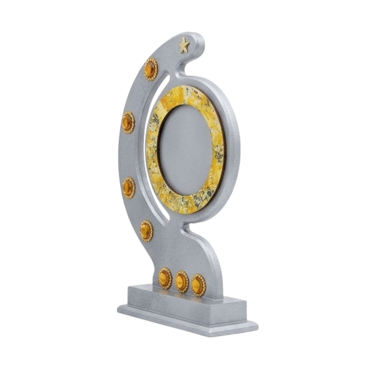 CraftEarth Modern Silver & Gold Wooden Memento M-485