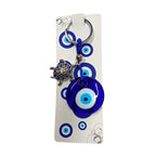 Premium Raksha Bandhan Evil Eye Gift Hamper with Bracelet, Traditional Jhumka Earrings, Chocolates, and Mixed Dry Fruits RC-14