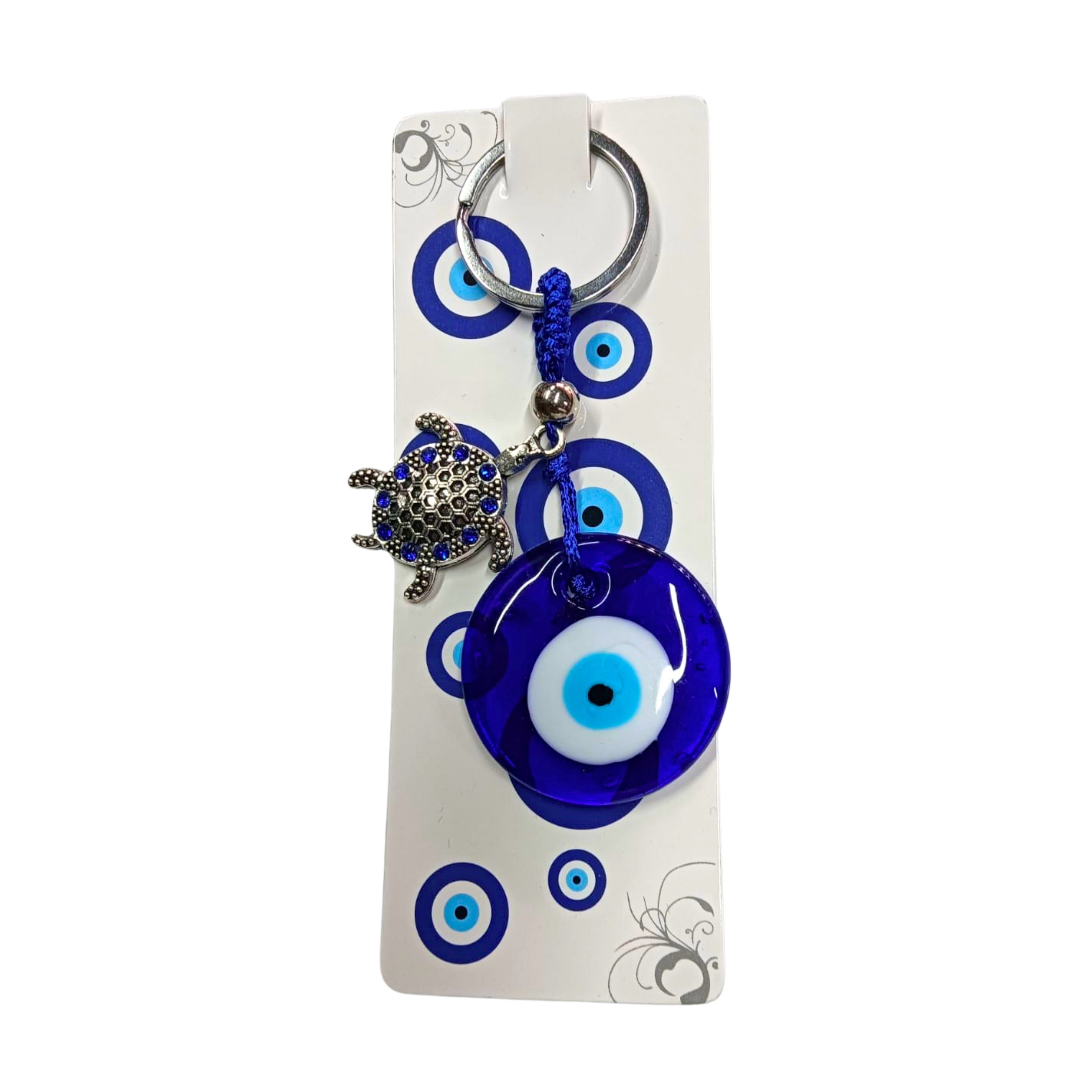 Premium Raksha Bandhan Evil Eye Gift Hamper with Bracelet, Traditional Jhumka Earrings, Chocolates, and Mixed Dry Fruits RC-14