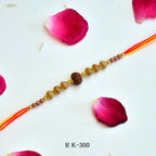 Divine Rudraksha Rakhi | Sacred Elegance for Raksha Bandhan – RK-300