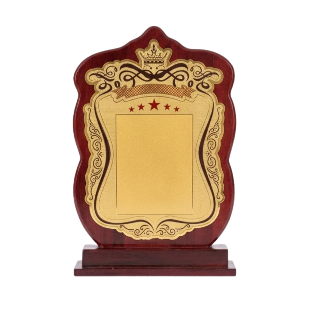 Classic Royal Wooden Shield Memento M-617