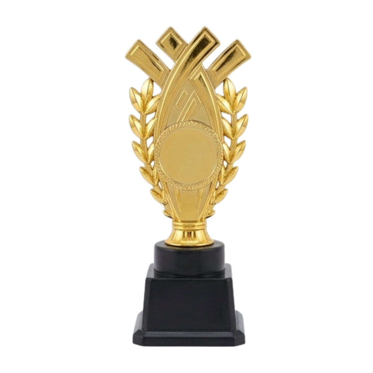 Elegant Golden Laurel Wreath Excellence Award Trophy (Fiber Memento) M-656