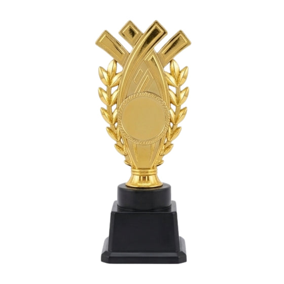 Elegant Golden Laurel Wreath Excellence Award Trophy (Fiber Memento) M-656