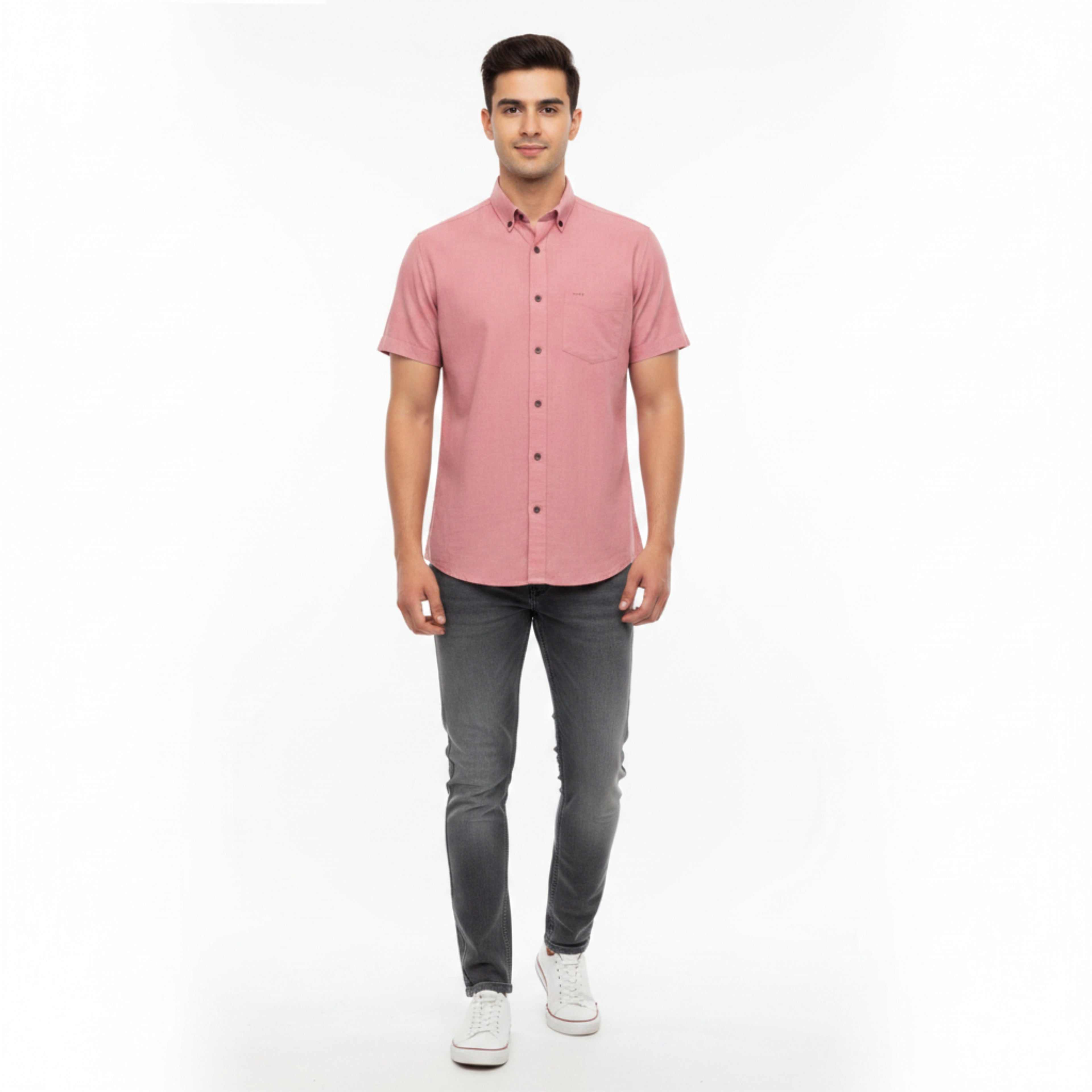 CraftEarth Men's Short-Sleeve Shirt HS-C10