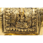 Handcrafted Kamdhenu Cow with Calf Statue – Traditional Vastu Gau Mata Idol & Spiritual Puja Showpiece W-2-B-WS