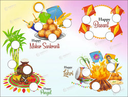 CraftEarth Festival Theme Tambola/Housie Tickets - Design 27