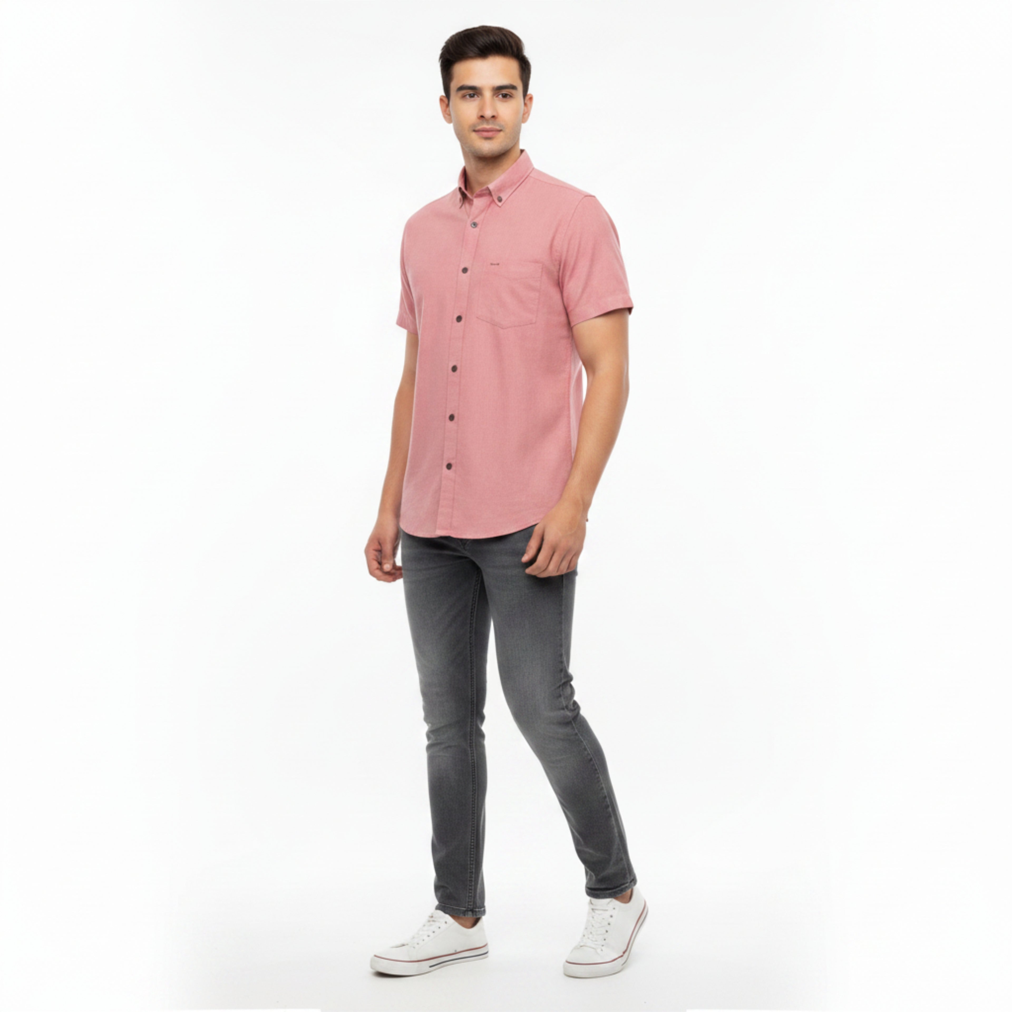 CraftEarth Men's Short-Sleeve Shirt HS-C10