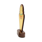 Premium Fiber Peacock Award with Gold Plated M-623