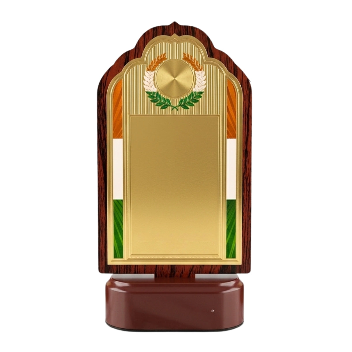 Premium Fiber Award Trophy | Patriotic Tri-Color Recognition Memento M-591
