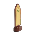 Premium Fiber Award Trophy | Patriotic Tri-Color Recognition Memento M-591