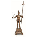 Premium Handcrafted 41-Inch Antique Roman Soldier Metal Statue G-36-A