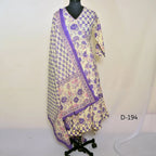 CraftEarth Women's Floral Print Angrakha Suit Set - K-D194