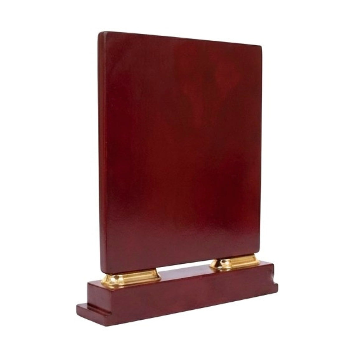 Premium Wooden Memento Trophy with Indian Tricolor Design & Golden Accents M-260-A