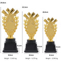 Elegant Golden Laurel Wreath Excellence Award Trophy (Fiber Memento) M-656