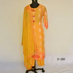 CraftEarth Women's Ethnic Motifs Printed Kurta with Trouser & Dupatta Set K-D180
