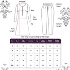 CraftEarth Women's Readymade Suit Set with Matching Dupatta K-D143