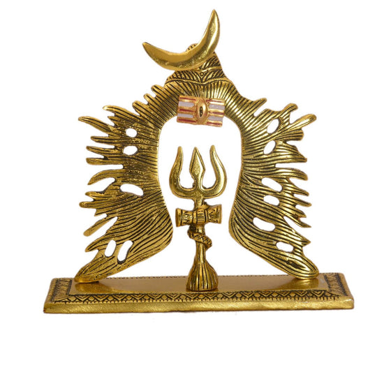 Handcrafted Lord Shiva Trishul Frame Idol W-223-A