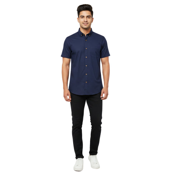 CraftEarth Men's Short-Sleeve Shirt HS-C36