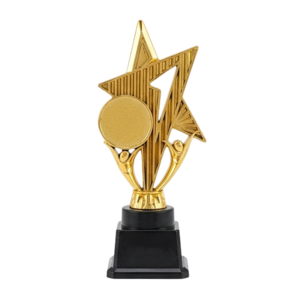 Elegant Golden Star Success Excellence Award Trophy (Fiber Memento) M-654
