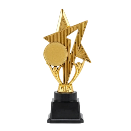 Elegant Golden Star Success Excellence Award Trophy (Fiber Memento) M-654
