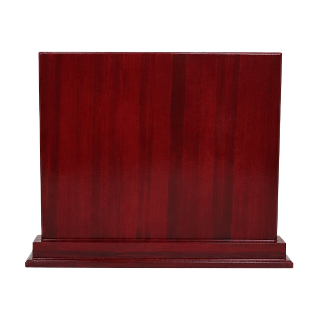 Premium Wooden Executive Memento Award with Golden Ashoka Pillar and Star Motif M-554-A