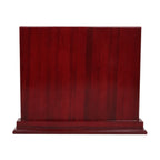 Premium Wooden Executive Memento Award with Golden Ashoka Pillar and Star Motif M-554-A