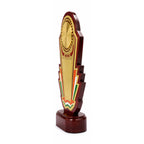 Premium Tricolor Theme Fiber Memento Award M-589