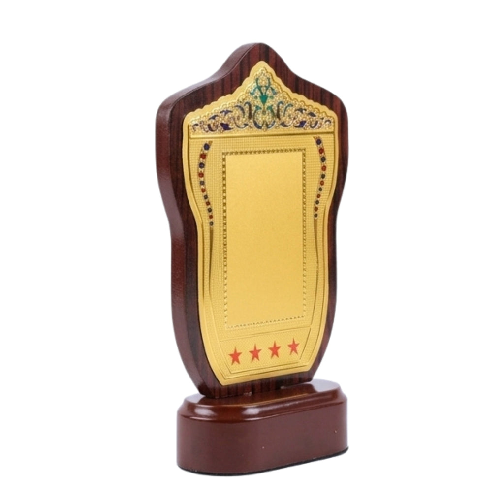 Royal Gold Shield Fiber Memento with Star Details M-620