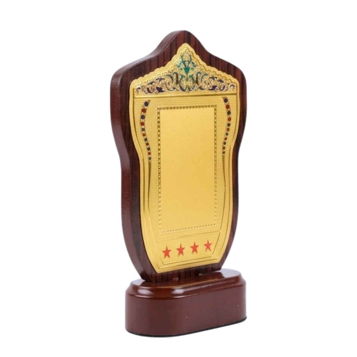 Royal Gold Shield Fiber Memento with Star Details M-620