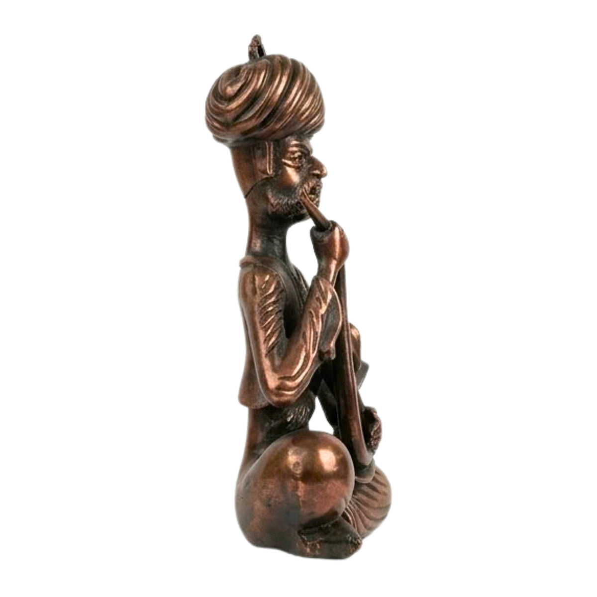 Handcrafted Gunmetal Copper Finished Rajasthani Musician Decorative Showpiece G-176-B