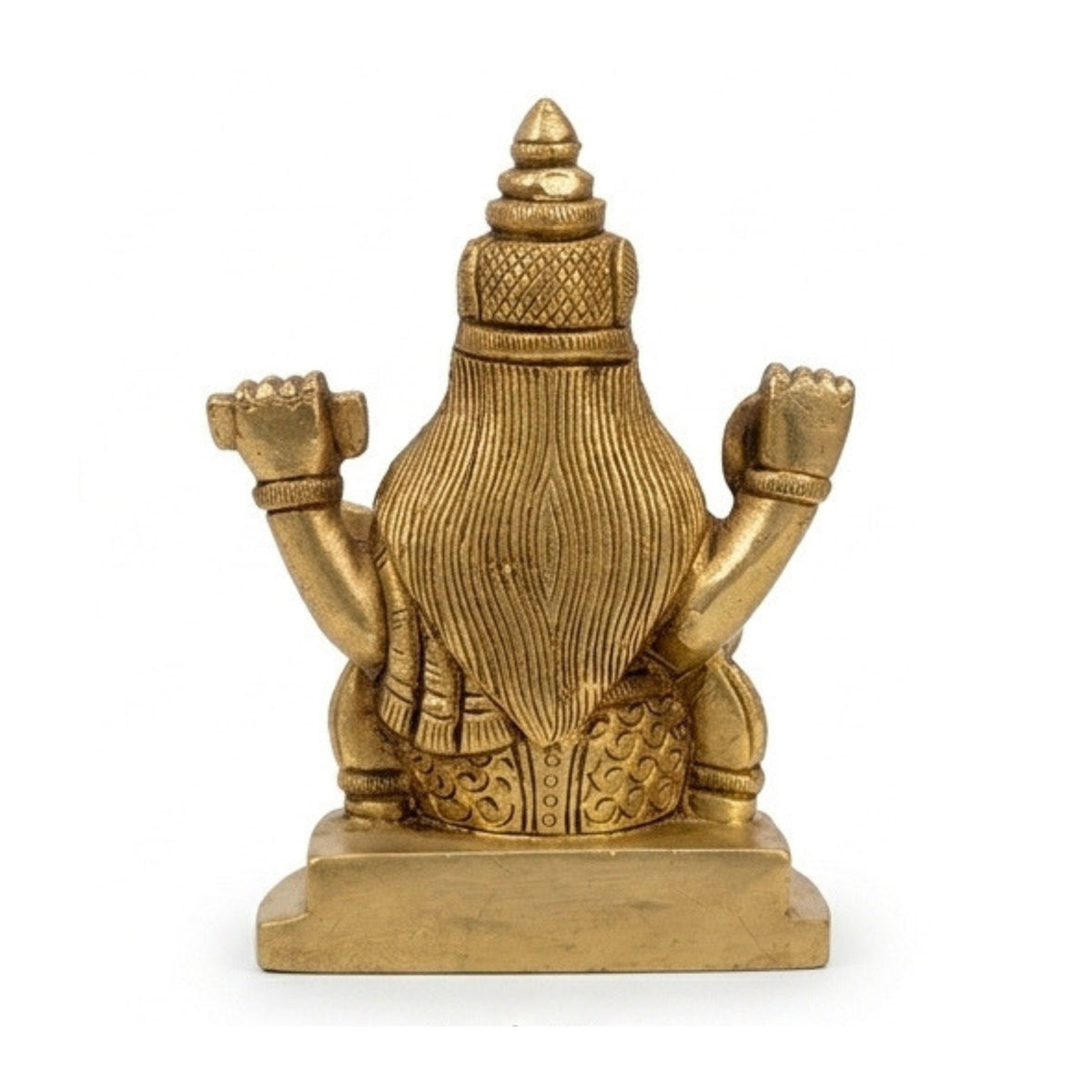 Handcrafted Brass Goddess Saraswati Idol – Traditional Seated Saraswati Maa Statue with Veena for Education, Art & Pooja Decor BR-381-A