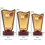 Premium Fiber & Wooden Finish Achievement Memento M-624