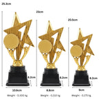 Elegant Golden Star Success Excellence Award Trophy (Fiber Memento) M-654