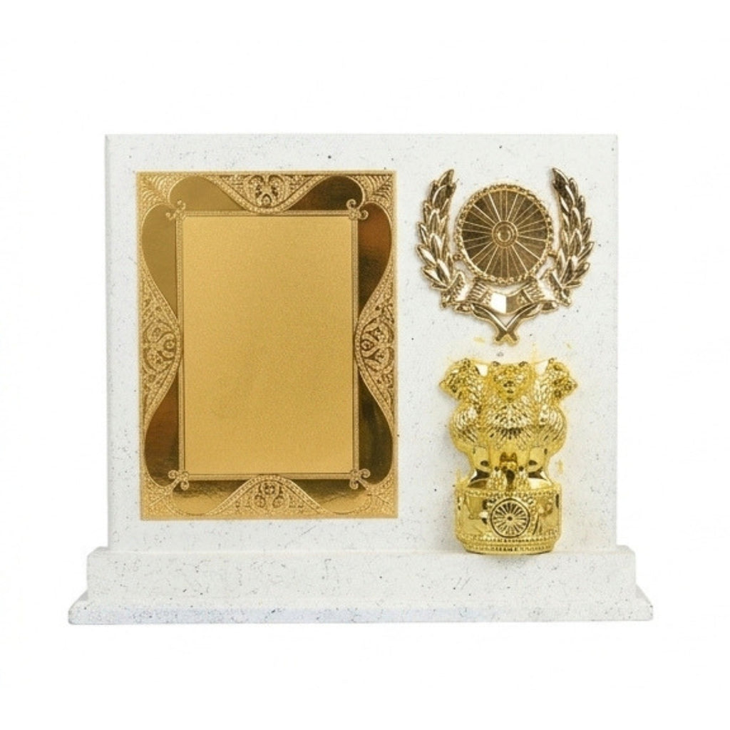 National Emblem Executive White Wooden Memento & Recognition Award M-634-A