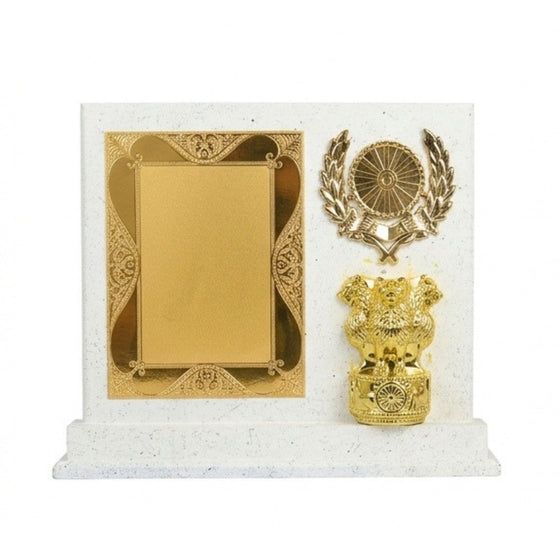 National Emblem Executive White Wooden Memento & Recognition Award M-634-A