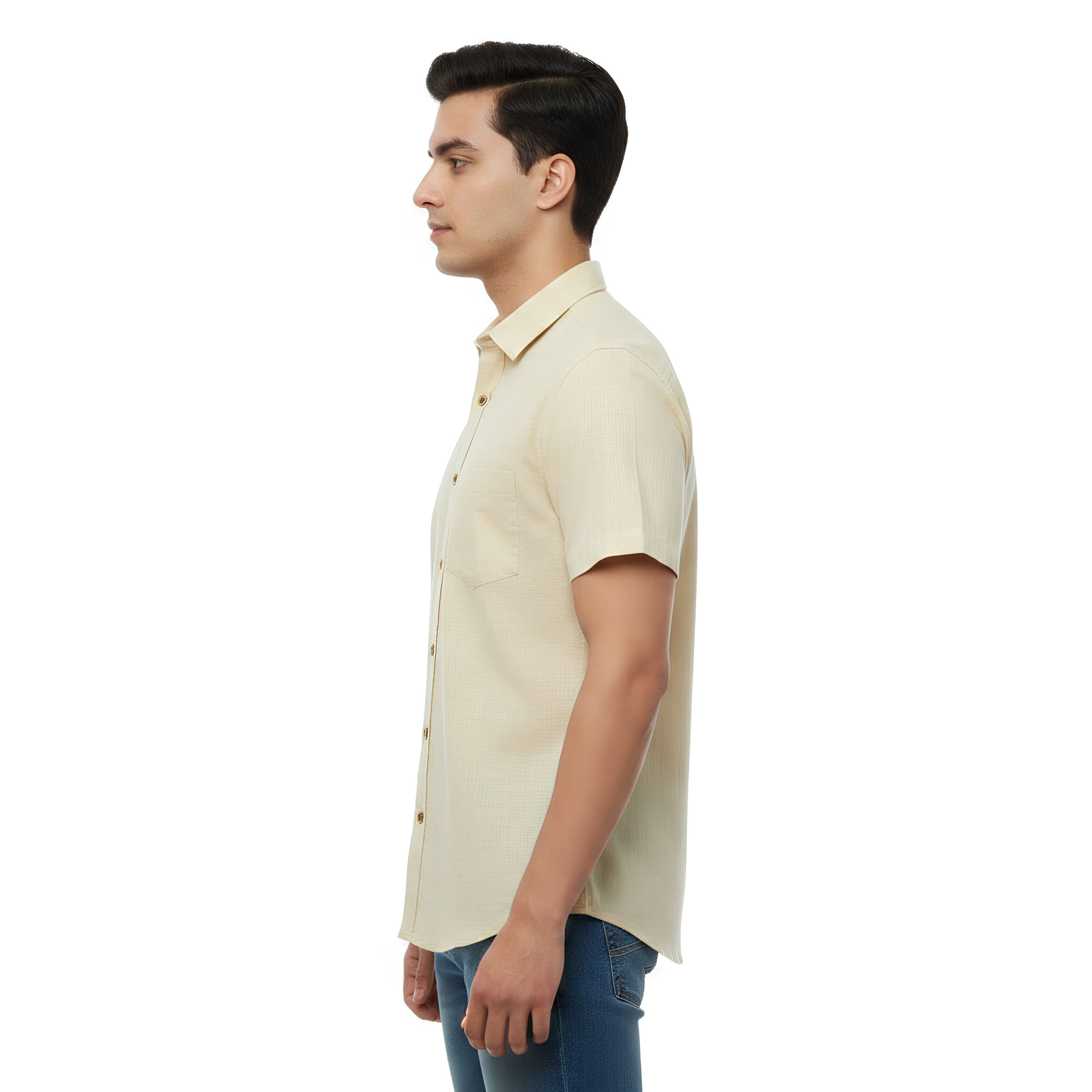 CraftEarth Men's Short-Sleeve Shirt HS-C14